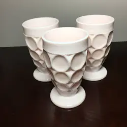PINK MILK GLASSES