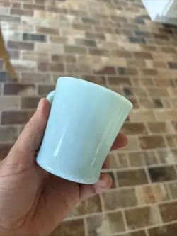 MILK GLASS D-HANDLE