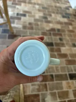 MILK GLASS D-HANDLE