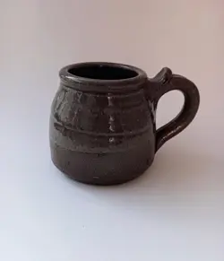 VINTAGE COFFEE OR TEA MUG CUP HANDMADE POTTERY