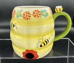 PAINTED STONEWARE LARGE
