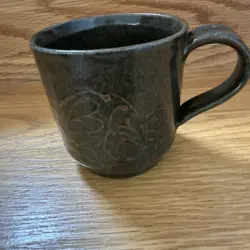 IRON MOUNTAIN STONEWARE SMALL CUP MUG VINTAGE
