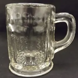 JENKINS GRAPE & THUMBPRINT EAPG  MUG CRYSTAL @1900 -1910