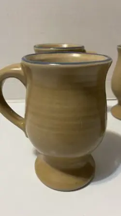 STONEWARE PEDESTAL COFFEE
