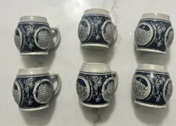 BEER MUGS COLBALT