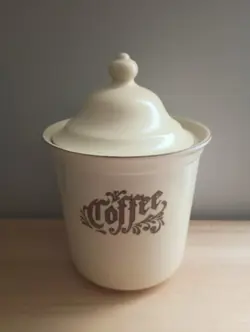 VINTAGE PFALTZGRAFF VILLAGE COFFEE CANISTER WITH LID