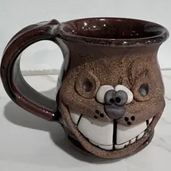 STONEWARE UGLY/FUNNY CAT