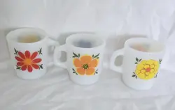FLOWER STACKABLE MUGS