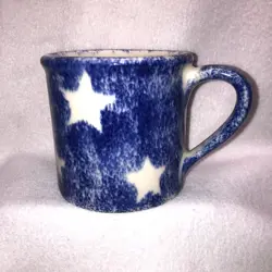 STONEWARE WHITE STARS