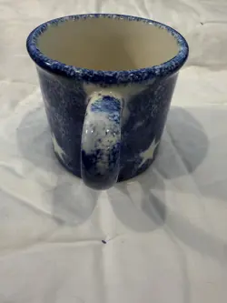 POTTERY STONEWARE BLUE