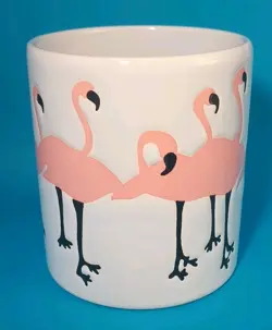 VINTAGE WAECHTERSBACH WEST GERMANY?FLAMINGO MUG