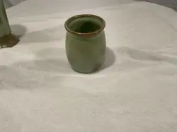 GREEN VASE INCHES