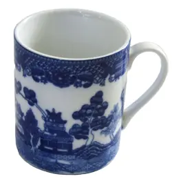 VINTAGE BLUE WILLOW COFFEE MUGS OTAGIRI 3.5