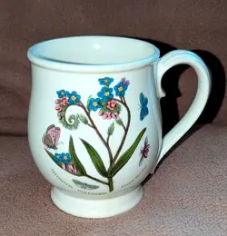 VINTAGE PORTMEIRION BOTANIC GARDEN BRISTOL MUG FORGET ME NOT. HTF