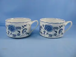 BLUE DANUBE SOUP MUG (SET OF 2) MADE IN JAPAN, VINTAGE