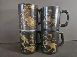 VINTAGE ZODIAC MUGS