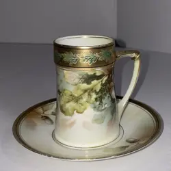 HAND-PAINTED ACORN LEAVES