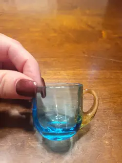 HANDBLOWN GLASS CUP