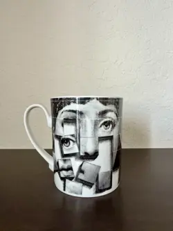 VINTAGE ROSENTHAL CLASSIC FORNASETTI TEMI E VARIAZIONI MOTIV 33 MUG / CUP