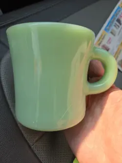 VINTAGE FIRE KING JADEITE RESTAURANT WARE COFFEE MUGS OVEN WARE TEA CUP