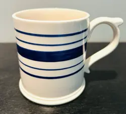 TICKING BLUE STRIPED