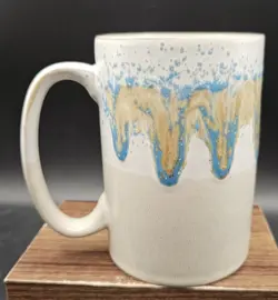COFFEE MUG BLUE/CREAM