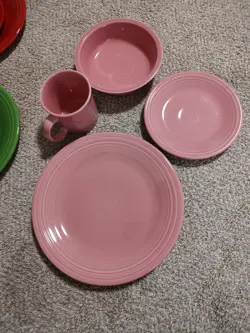 VINTAGE FIESTAWARE 4PC PLACE SETTING CHOOSE A COLOR