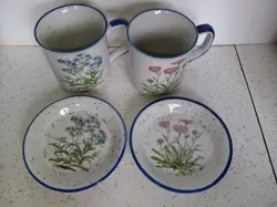 MUGS SAUCERS