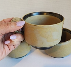 STONEWARE MUGS