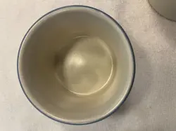 STONEWARE CUSTARD CUPS