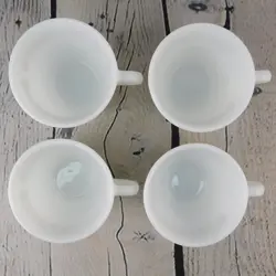WHITE MILK GLASS
