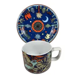VINTAGE BOPLA LAGENTHAL SWISS MADE COFFEE CUP & SAUCER