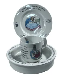 3-PIECE CHILD'S PLATE