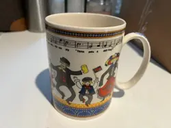 VTG. WEDGWOOD MUG THE PEARLY KINGS & QUEENS OF LONDON 1977 ENGLAND