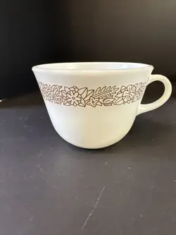 PYREX VINTAGE CORNING/CORELLE WOODLAND BROWN COFFEE CUP MUG - PRICE EACH