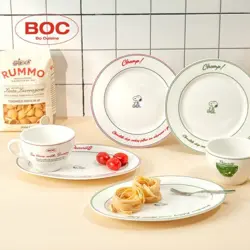 -MUG OVAL PLATE