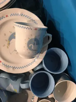 GEESE PLATES SAUCERS