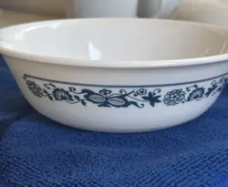 VINTAGE CORELLE DINNERWARE SET SERVICE 16PC OLD TOWN BLUE ONION SERVICE FOR 4