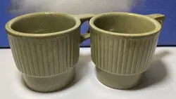 SPECKLED GREEN STONEWARE