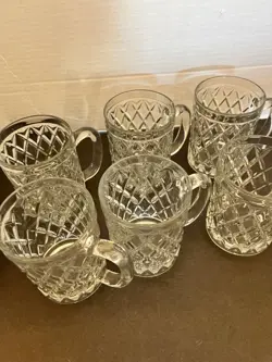 GLASS MUGS CUPS