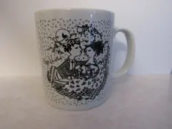 VINTAGE BJORN WIINBLAD NYMOLLE COFFEE TEA MUG HARMONI MAY MAJ ROSENTHAL