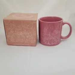 VTG TAYLOR & NG PINK ROSE CERAMIC COFFEE MUG NAUGHTY BUNNY ORGY ANIMATES MUG NOS
