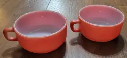 RED SOUP MUGS