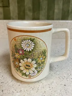 LENOX TEMPERWARE BY LENOX MAGIC GARDEN COFFEE CUP GRAND MUGS USA VINTAGE