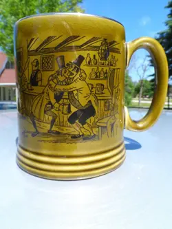 VINTAGE PRINCESS HOUSE FINE EARTHENWARE BEER STEIN MUG - MADE IN ENGLAND