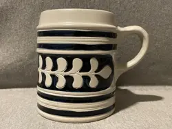 VINTAGE COLONIAL WILLIAMSBURG SALT GLAZE STONEWARE TANKARD MUG