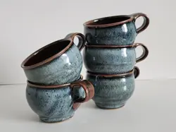 MUGS SPECKLED BLUE/GRAY