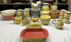 PFALTZGRAFF SALE!  SECRETS OF PISTOULET 61 PIECE DINNERWARE SET BY JANA KOPLEN!