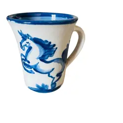 VTG M.A. HADLEY BLUE HORSE GRANDMUG 4.5/8