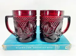 GLASS MUGS PRESSED